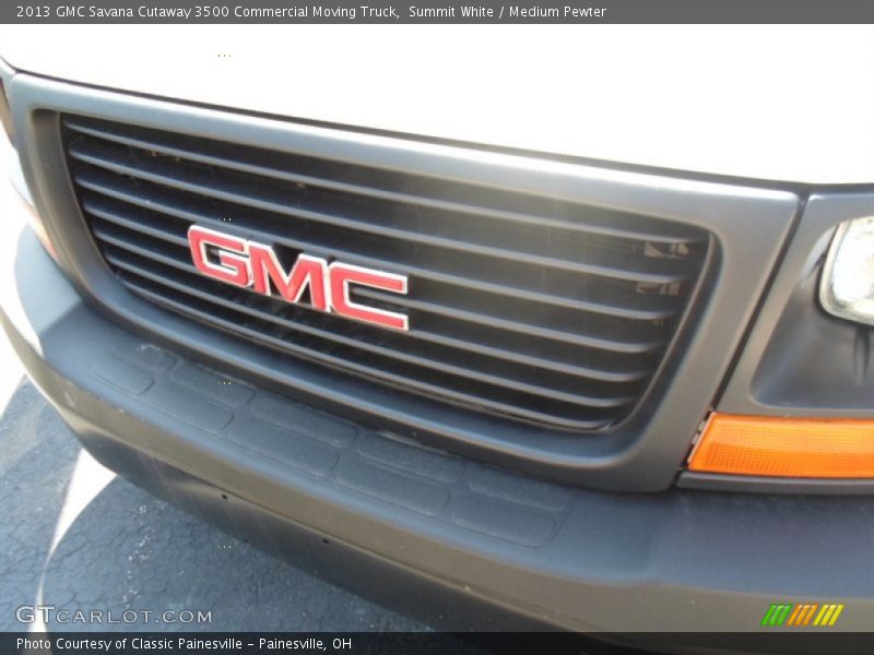 Summit White / Medium Pewter 2013 GMC Savana Cutaway 3500 Commercial Moving Truck