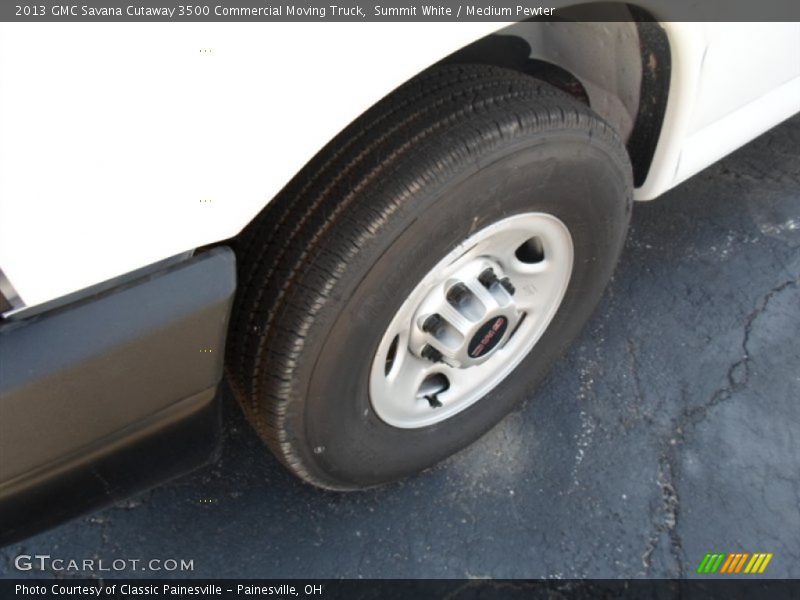 Summit White / Medium Pewter 2013 GMC Savana Cutaway 3500 Commercial Moving Truck