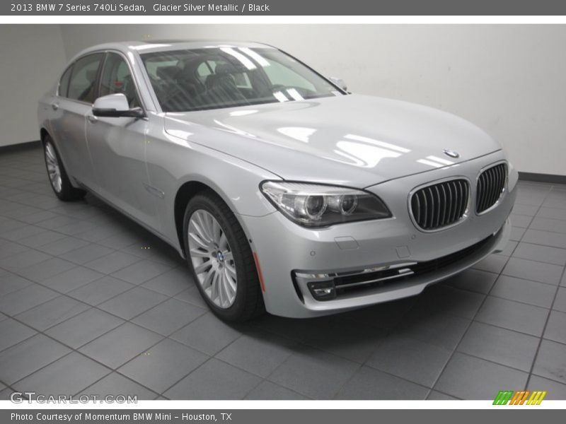 Glacier Silver Metallic / Black 2013 BMW 7 Series 740Li Sedan