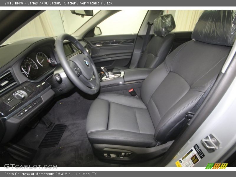 Glacier Silver Metallic / Black 2013 BMW 7 Series 740Li Sedan