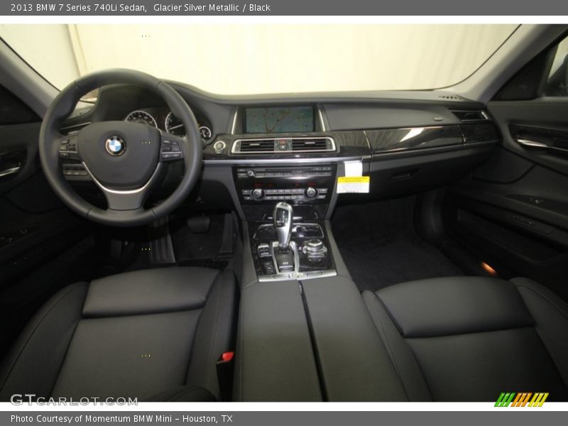 Glacier Silver Metallic / Black 2013 BMW 7 Series 740Li Sedan