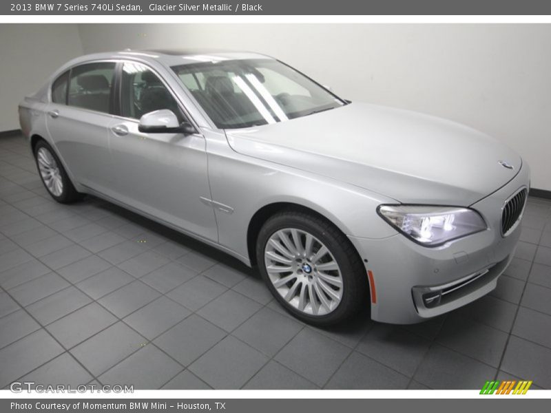 Glacier Silver Metallic / Black 2013 BMW 7 Series 740Li Sedan