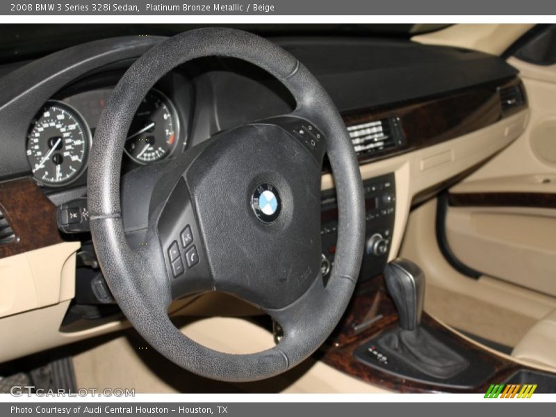 Platinum Bronze Metallic / Beige 2008 BMW 3 Series 328i Sedan