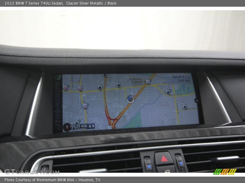Glacier Silver Metallic / Black 2013 BMW 7 Series 740Li Sedan