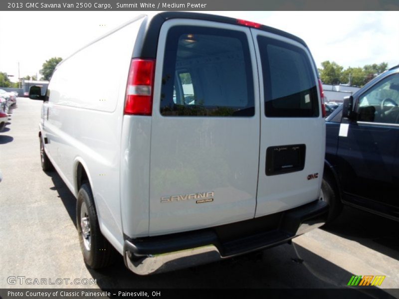 Summit White / Medium Pewter 2013 GMC Savana Van 2500 Cargo