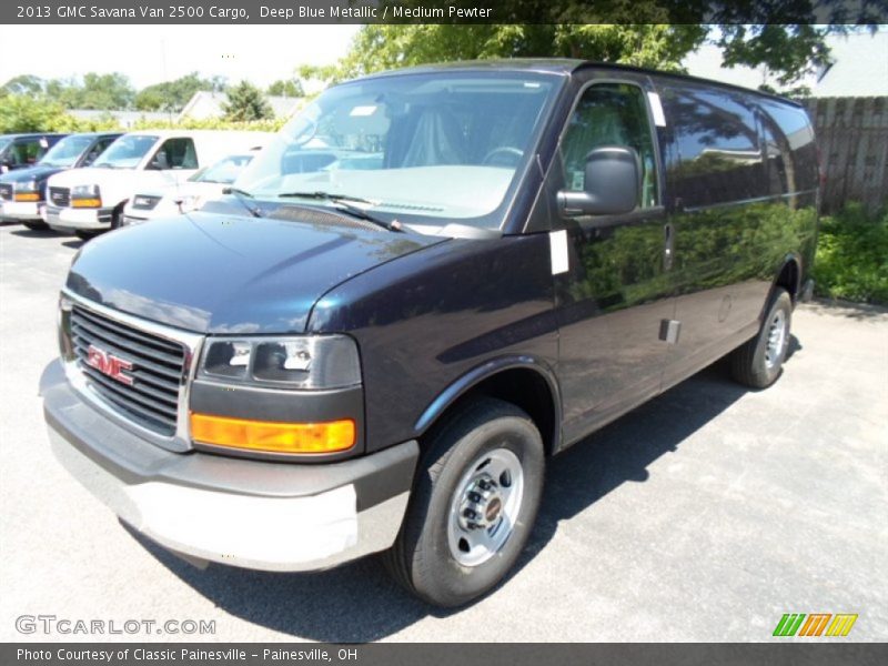 Deep Blue Metallic / Medium Pewter 2013 GMC Savana Van 2500 Cargo