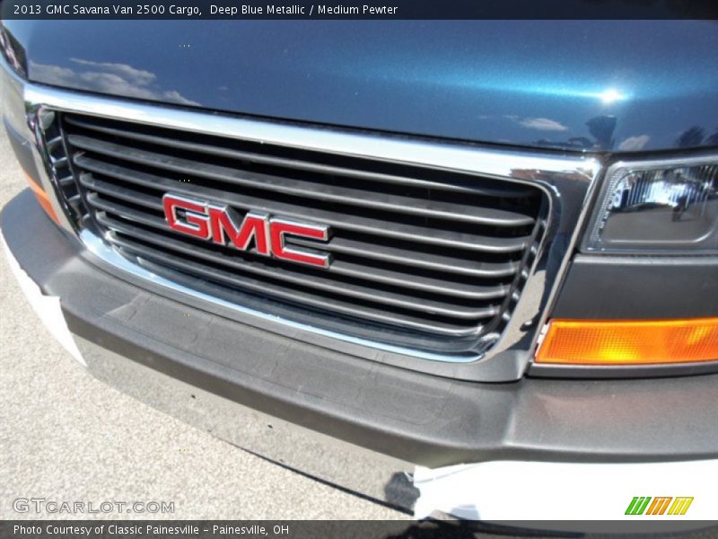 Deep Blue Metallic / Medium Pewter 2013 GMC Savana Van 2500 Cargo