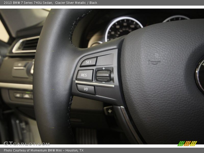 Glacier Silver Metallic / Black 2013 BMW 7 Series 740Li Sedan