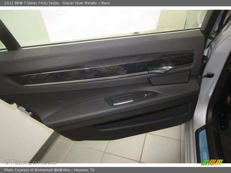 Glacier Silver Metallic / Black 2013 BMW 7 Series 740Li Sedan