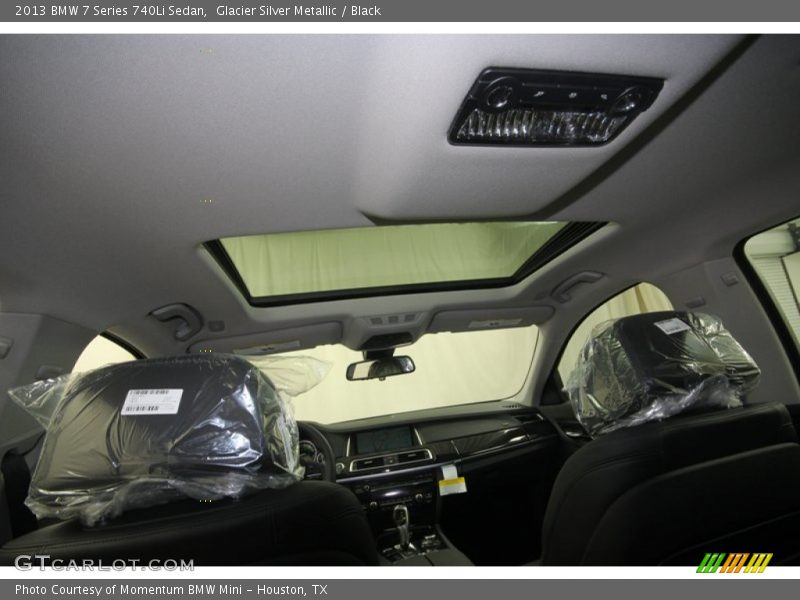 Glacier Silver Metallic / Black 2013 BMW 7 Series 740Li Sedan