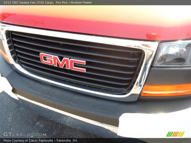 Fire Red / Medium Pewter 2013 GMC Savana Van 2500 Cargo