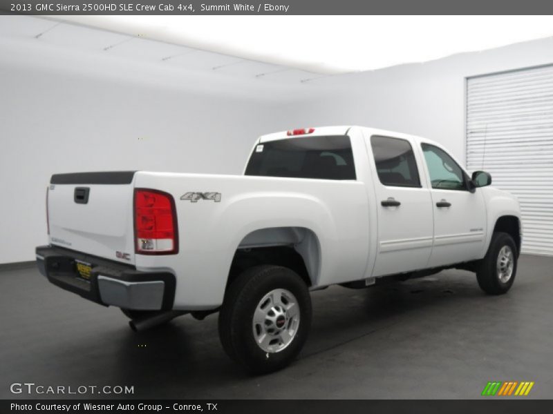 Summit White / Ebony 2013 GMC Sierra 2500HD SLE Crew Cab 4x4