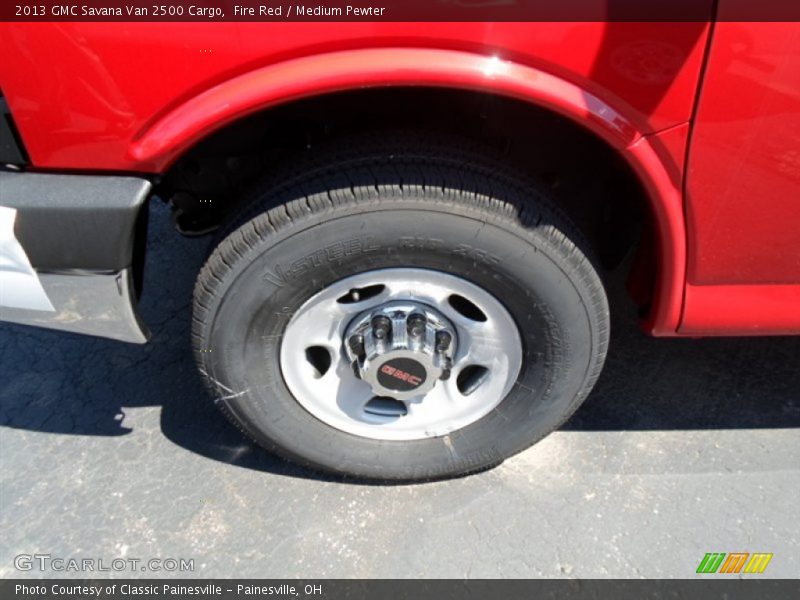 Fire Red / Medium Pewter 2013 GMC Savana Van 2500 Cargo