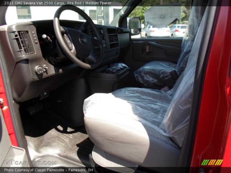 Fire Red / Medium Pewter 2013 GMC Savana Van 2500 Cargo