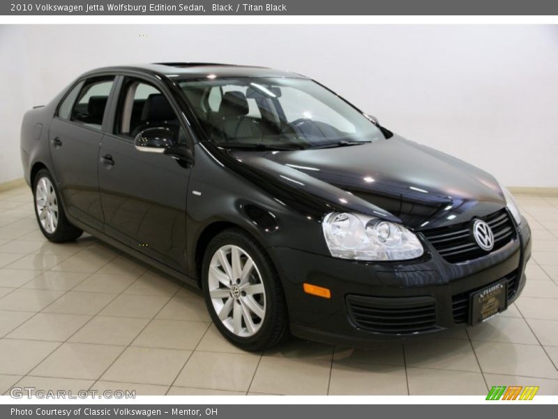 Black / Titan Black 2010 Volkswagen Jetta Wolfsburg Edition Sedan