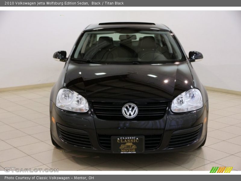 Black / Titan Black 2010 Volkswagen Jetta Wolfsburg Edition Sedan