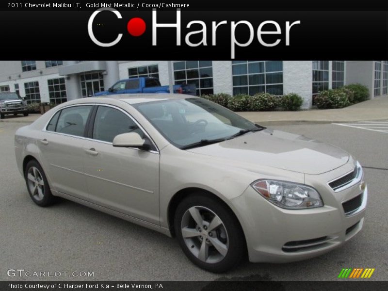 Gold Mist Metallic / Cocoa/Cashmere 2011 Chevrolet Malibu LT