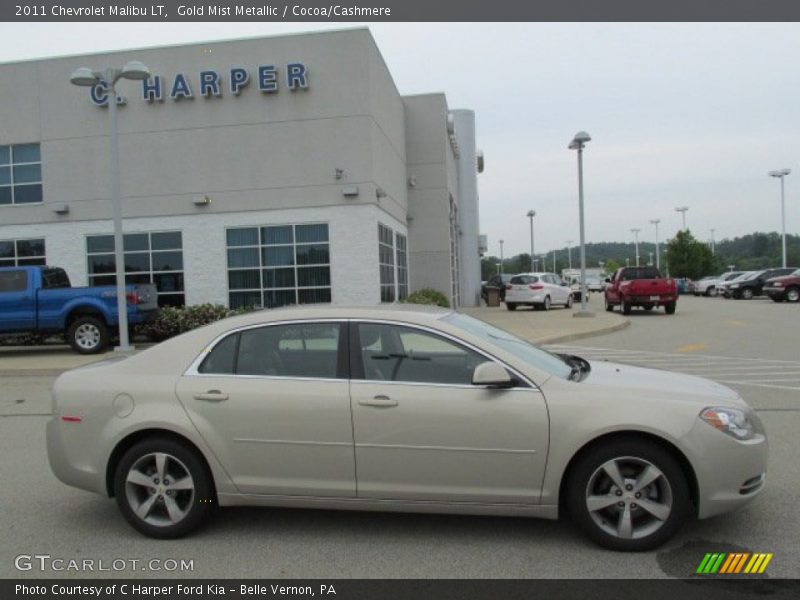 Gold Mist Metallic / Cocoa/Cashmere 2011 Chevrolet Malibu LT