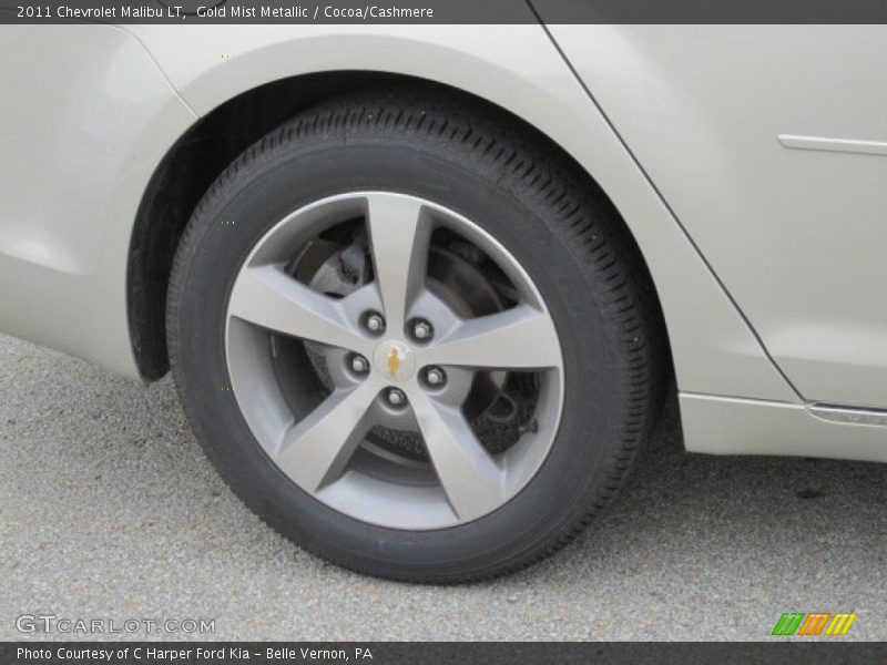 Gold Mist Metallic / Cocoa/Cashmere 2011 Chevrolet Malibu LT