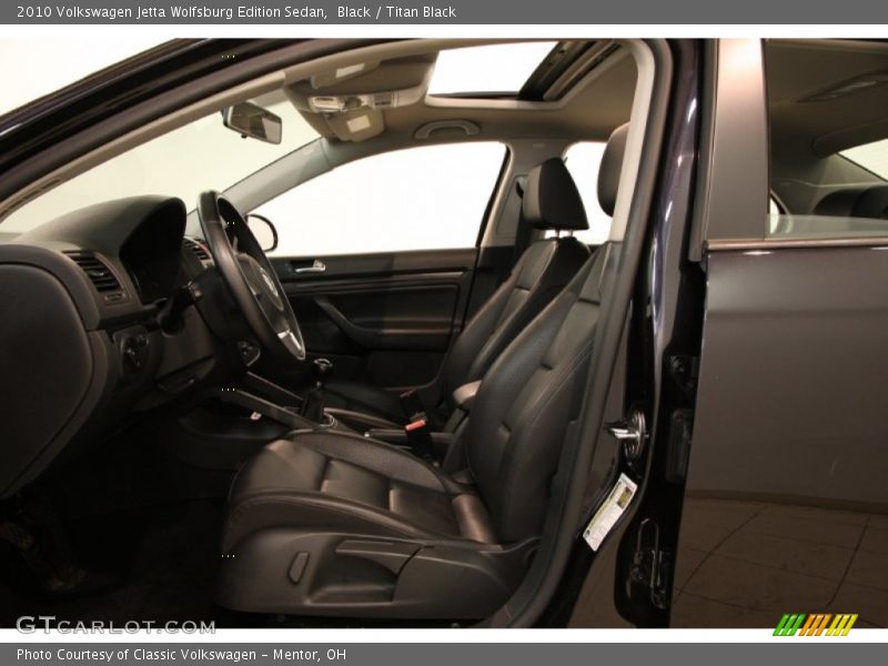 Black / Titan Black 2010 Volkswagen Jetta Wolfsburg Edition Sedan