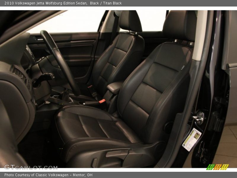 Black / Titan Black 2010 Volkswagen Jetta Wolfsburg Edition Sedan