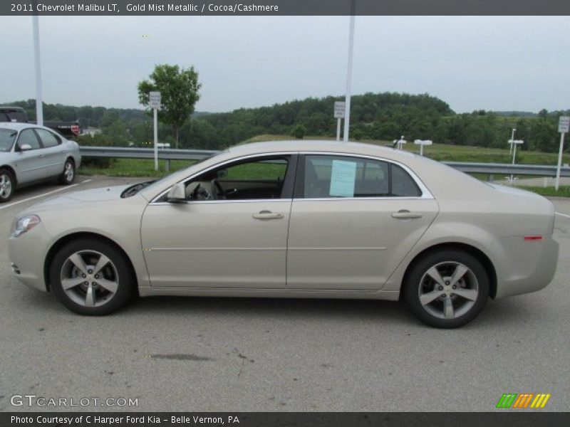 Gold Mist Metallic / Cocoa/Cashmere 2011 Chevrolet Malibu LT