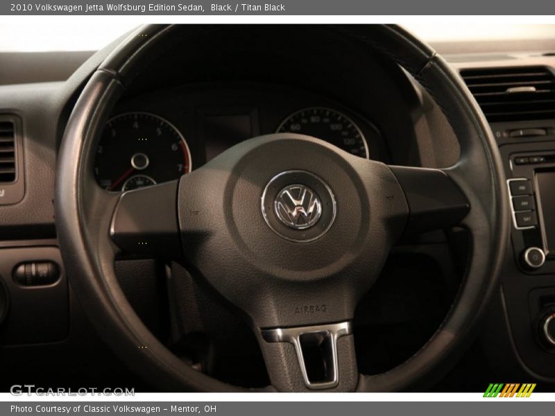 Black / Titan Black 2010 Volkswagen Jetta Wolfsburg Edition Sedan