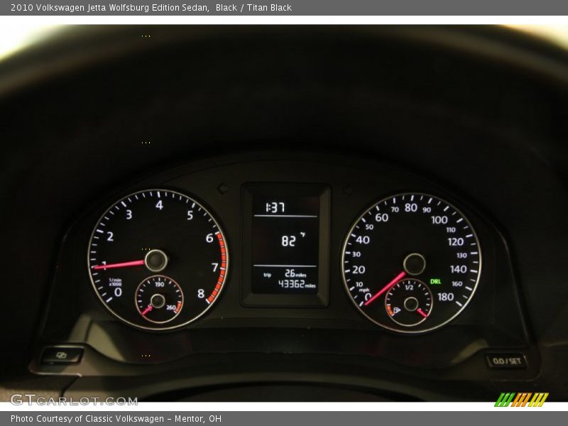 Black / Titan Black 2010 Volkswagen Jetta Wolfsburg Edition Sedan