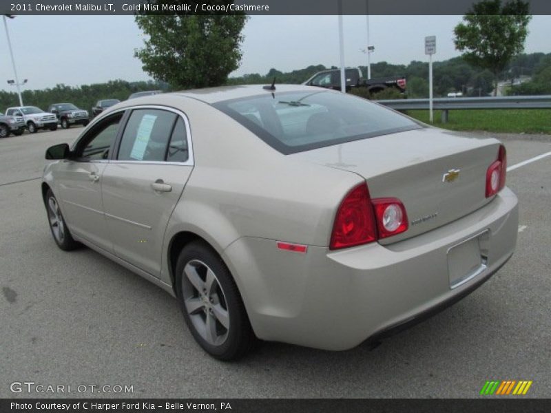 Gold Mist Metallic / Cocoa/Cashmere 2011 Chevrolet Malibu LT