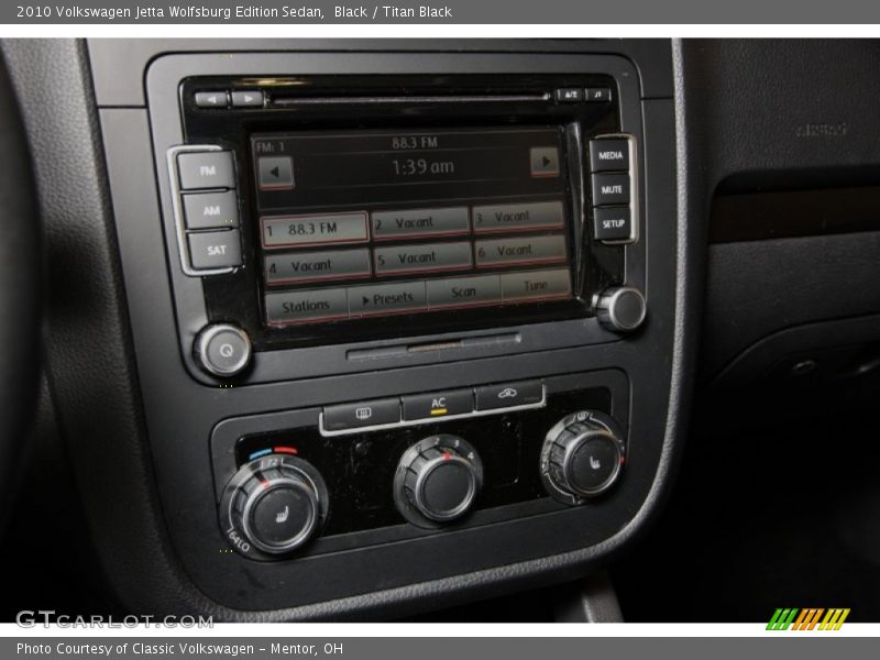 Black / Titan Black 2010 Volkswagen Jetta Wolfsburg Edition Sedan