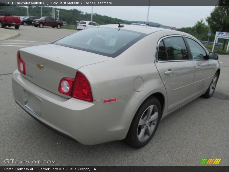 Gold Mist Metallic / Cocoa/Cashmere 2011 Chevrolet Malibu LT
