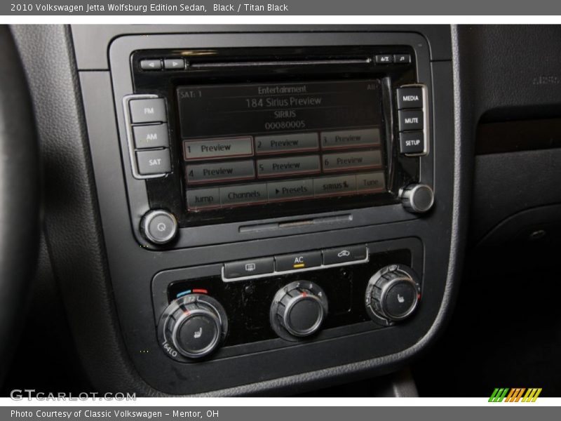 Black / Titan Black 2010 Volkswagen Jetta Wolfsburg Edition Sedan