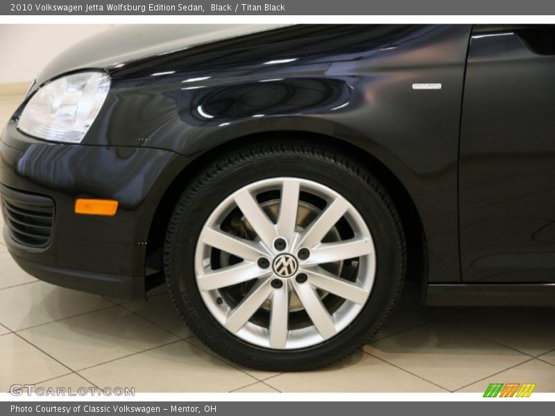 Black / Titan Black 2010 Volkswagen Jetta Wolfsburg Edition Sedan