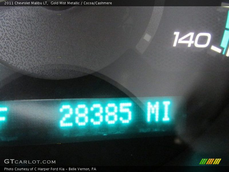 Gold Mist Metallic / Cocoa/Cashmere 2011 Chevrolet Malibu LT