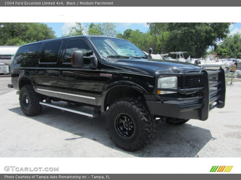 Black / Medium Parchment 2004 Ford Excursion Limited 4x4
