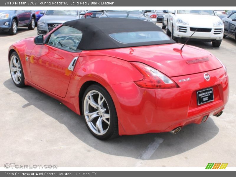 Solid Red / Black Leather 2010 Nissan 370Z Touring Roadster