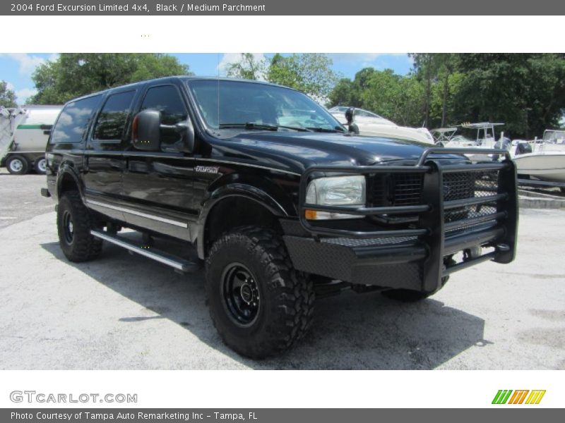 Black / Medium Parchment 2004 Ford Excursion Limited 4x4