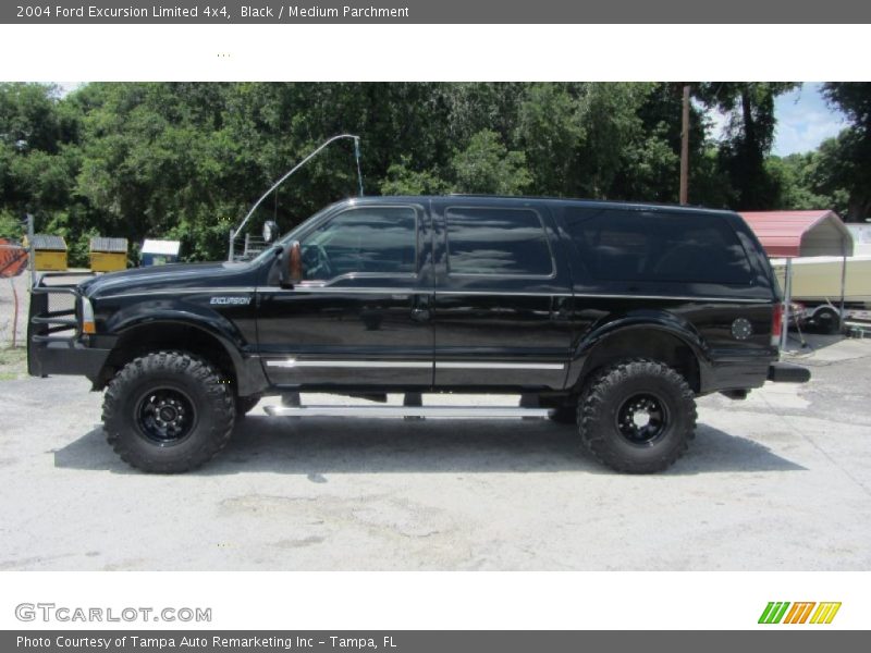 Black / Medium Parchment 2004 Ford Excursion Limited 4x4