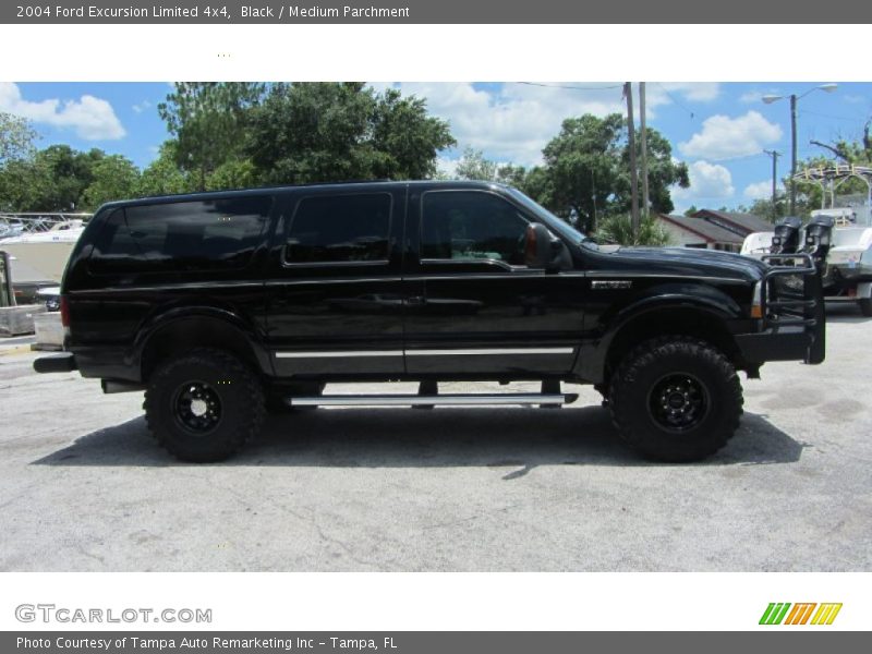 Black / Medium Parchment 2004 Ford Excursion Limited 4x4