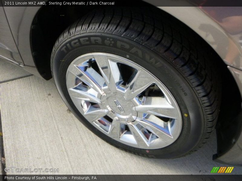Sterling Grey Metallic / Dark Charcoal 2011 Lincoln MKZ AWD