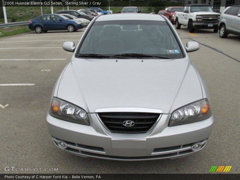 Sterling Silver / Gray 2006 Hyundai Elantra GLS Sedan