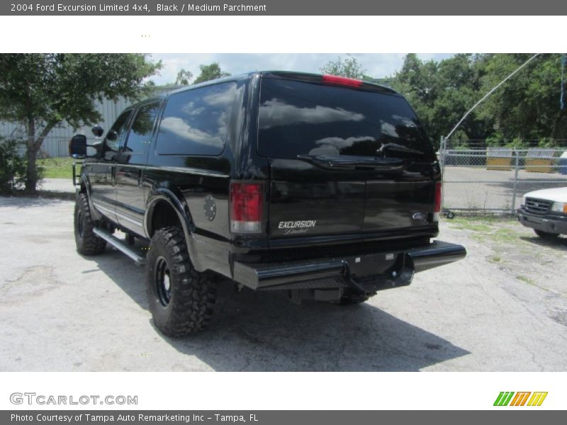 Black / Medium Parchment 2004 Ford Excursion Limited 4x4