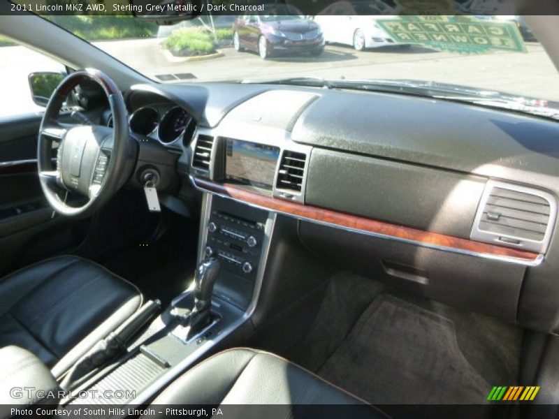 Sterling Grey Metallic / Dark Charcoal 2011 Lincoln MKZ AWD