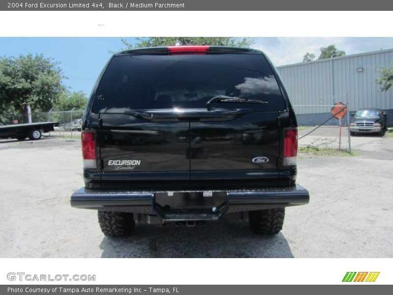 Black / Medium Parchment 2004 Ford Excursion Limited 4x4