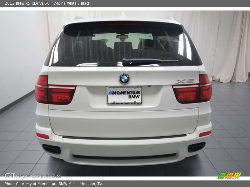 Alpine White / Black 2013 BMW X5 xDrive 50i