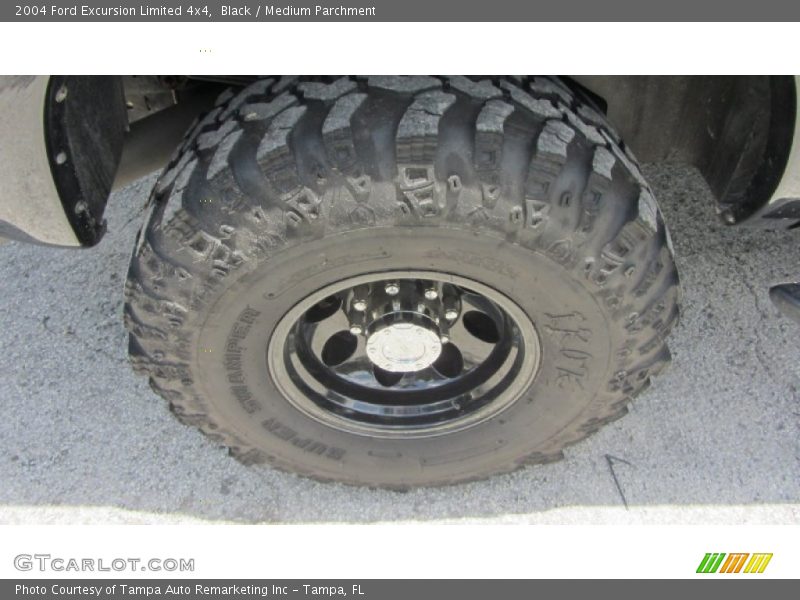 Black / Medium Parchment 2004 Ford Excursion Limited 4x4