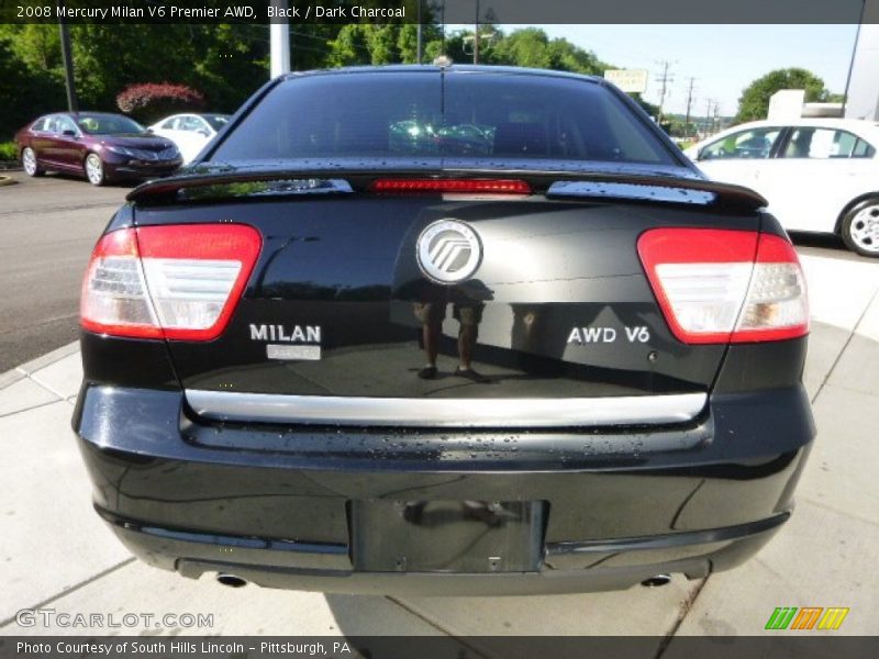 Black / Dark Charcoal 2008 Mercury Milan V6 Premier AWD