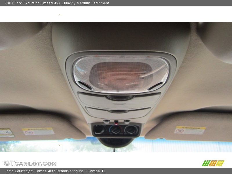 Black / Medium Parchment 2004 Ford Excursion Limited 4x4