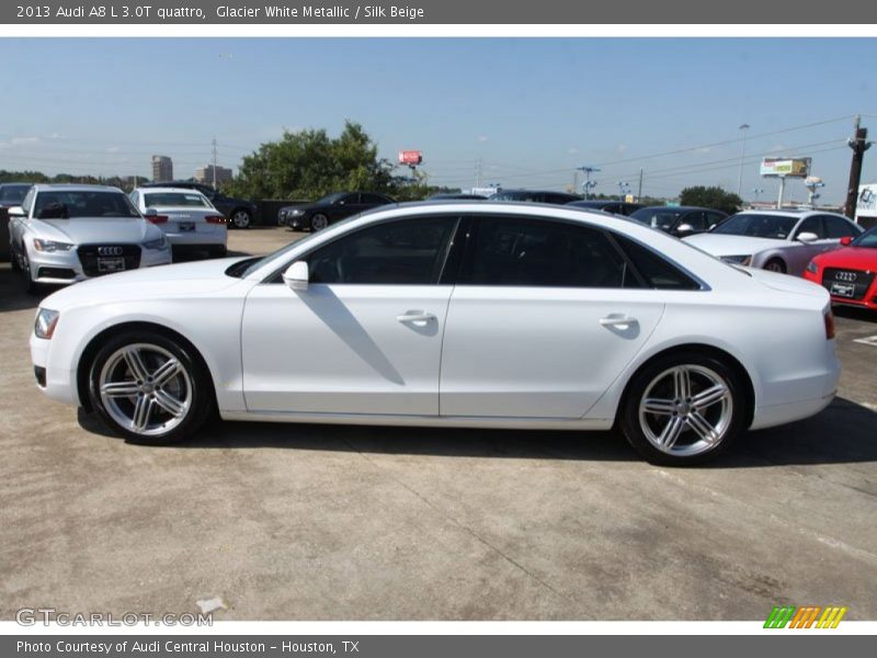  2013 A8 L 3.0T quattro Glacier White Metallic