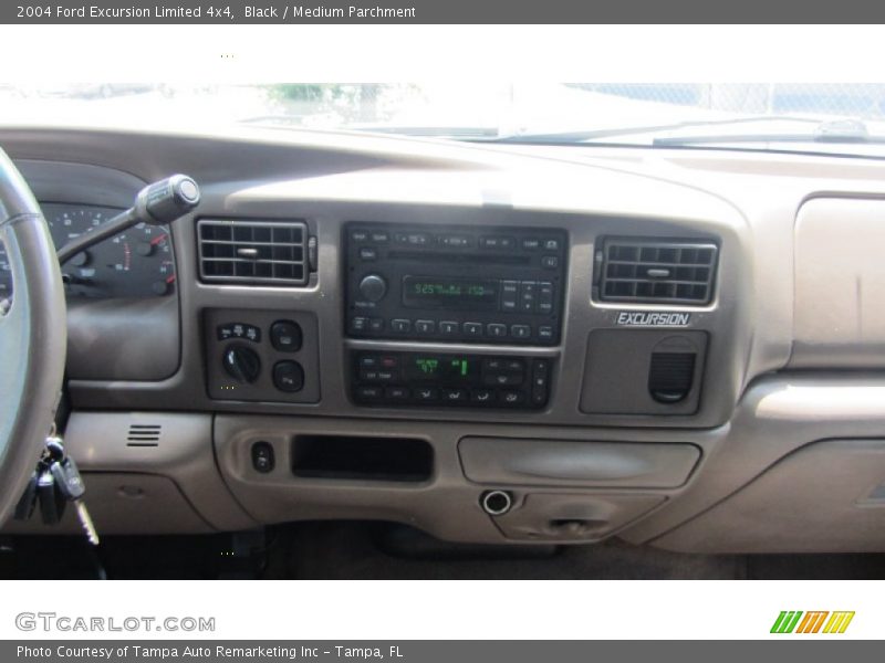 Black / Medium Parchment 2004 Ford Excursion Limited 4x4
